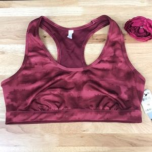 Ideology Plus Size Tie-Dyed Sports Bra